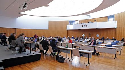 Die Potsdamer Stadtverordnetenversammlung - hier bei ihrer Sitzung am 1. März.