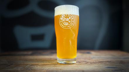 „Damals“, ein historisches fränkisches Lagerbier, von „Bräugier“.