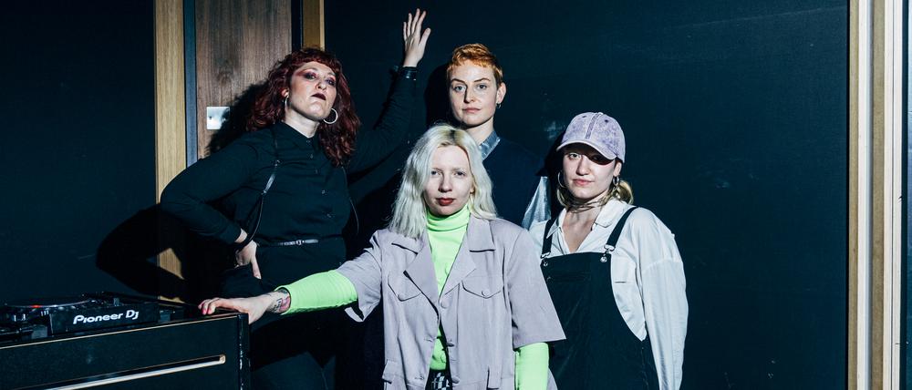 Mitglieder des Crush Kollektivs: María de la Plaza, Anka Krull, Mathilde Neuville, Aysun Yildirim.