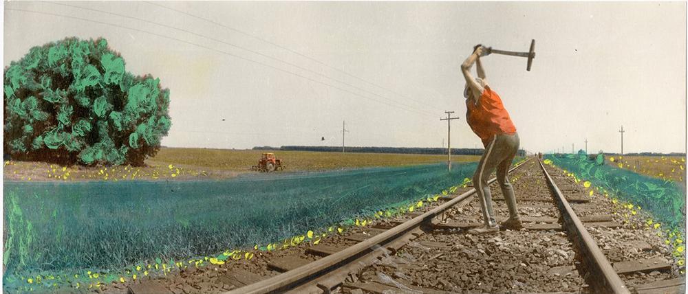 Viktor and Sergiy Kochetov, „Railroad reconstruction between Vovchansk and Bilyi Kolodiaz, 1991.