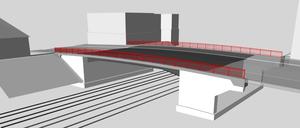 So soll die neue Dunckerstraßenbrücke aussehen.