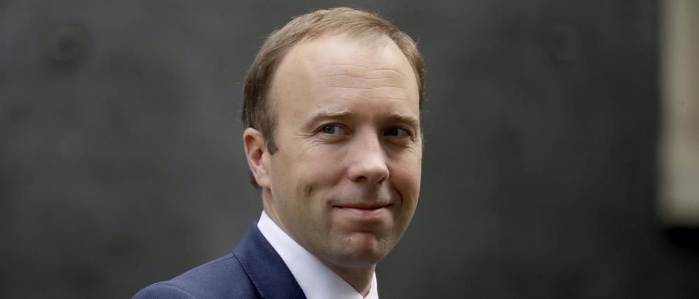 Matt Hancock, damaliger Gesundheitsminister von Großbritannien (Archivbild)