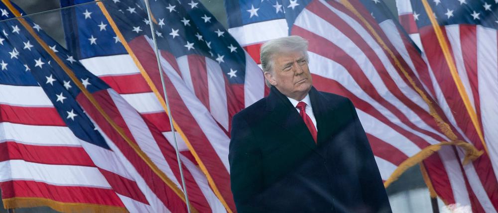 Donald Trump auf einem Archivbild von 2021. 