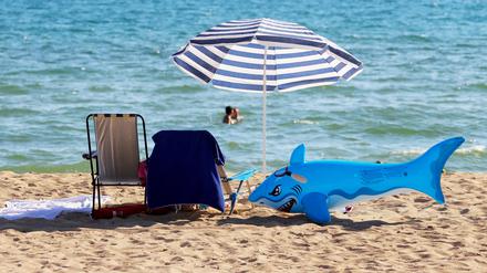 Ein Strand in Palma de Mallorca