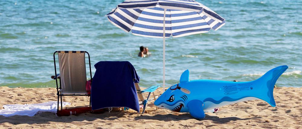 Ein Strand in Palma de Mallorca