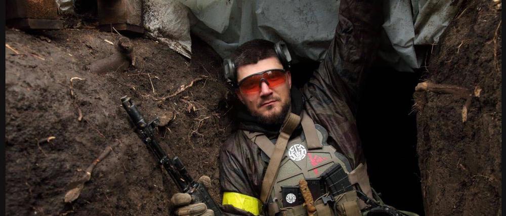 Denis Kapustin in einem Schützengraben in der Ukraine (Archivbild).
