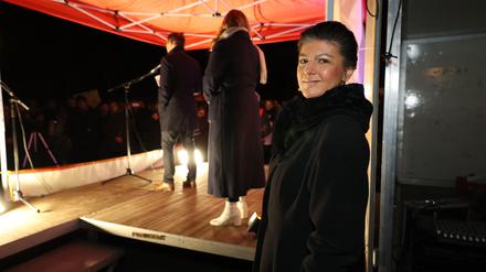 Vor der Wiederholungswahl zum Abgeordnetenhaus hatte die Linke in Tempelhof-Schöneberg Sahra Wagenknecht eingeladen.