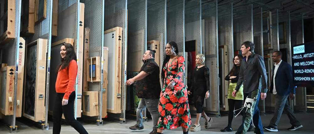 Erster Tag von: „The Exhibit: Finding the Next Great Artist.”