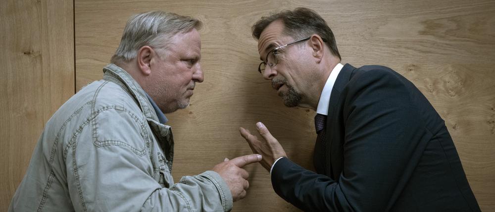 Thiel (Axel Prahl, links) und Boerne (Jan Josef Liefers) können sich wieder über eine Gigantenquote freuen.