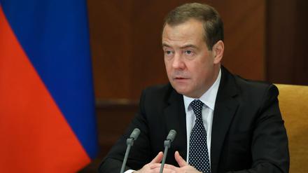 Dmitri Medwedew, stellvertretender Vorsitzender des russischen Sicherheitsrates