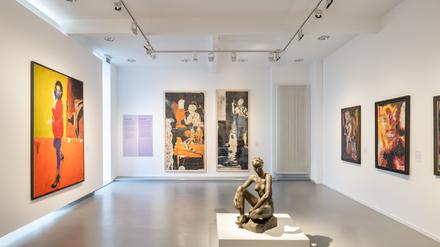 Ausstellungsansichten „Menschenbild – der expressionistische Blick“.