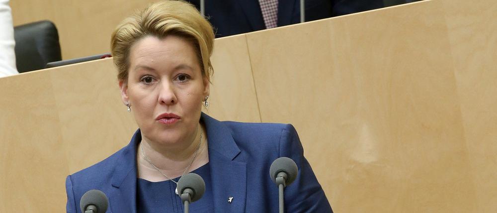 Franziska Giffey (SPD), Regierende Bürgermeisterin von Berlin.