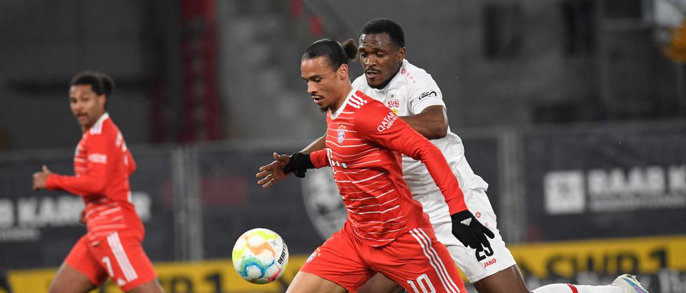 Leroy Sané und Co. hatten gegen den VfB (im Bild Dan-Axel Zagadou) mehr Mühe als erhofft.