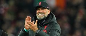 Jürgen Klopp beklatscht den Gala-Auftritt seiner Mannschaft.