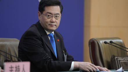 China, Peking: Qin Gang, Außenminister von China.