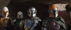 Eine Szene der dritten Staffel der „Star Wars“-Serie „The Mandalorian“.