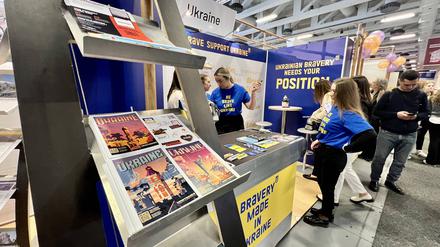Gut besucht: Der ukrainische Stand auf der Internationalen Tourismus-Börse in Berlin.