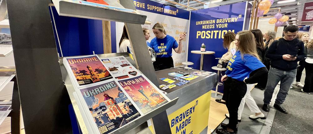 Gut besucht: Der ukrainische Stand auf der Internationalen Tourismus-Börse in Berlin.