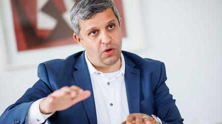 Raed Saleh, Landesvorsitzender der SPD Berlin und Vorsitzender der SPD-Fraktion im Berliner Abgeordnetenhaus