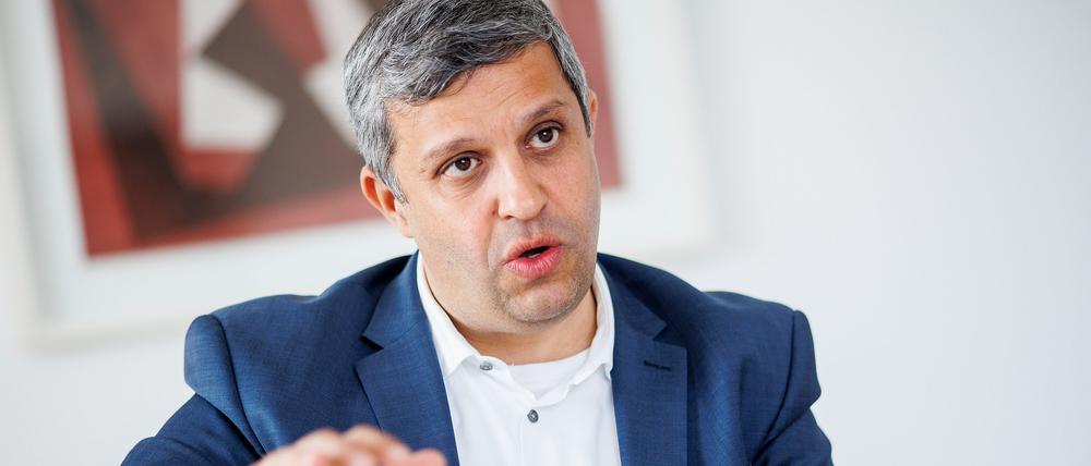 Raed Saleh, Landesvorsitzender der SPD Berlin und Vorsitzender der SPD-Fraktion im Berliner Abgeordnetenhaus