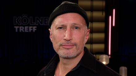 Der Schauspieler Benno Fürmann nach einer Aufzeichnung der WDR-Talkshow „Kölner Treff“.