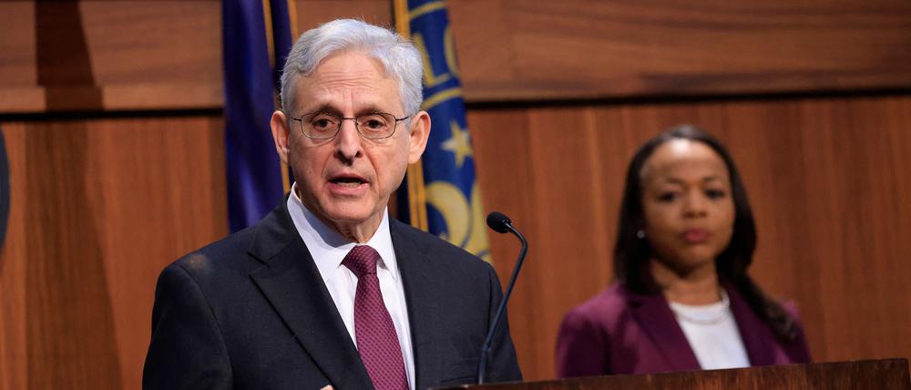 US Attorney General Merrick Garland.