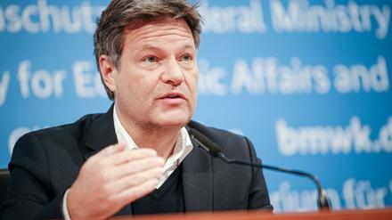 Robert Habeck (Bündnis 90/Die Grünen), Bundesminister für Wirtschaft und Klimaschutz. 