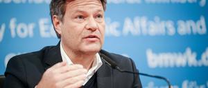 Robert Habeck (Bündnis 90/Die Grünen), Bundesminister für Wirtschaft und Klimaschutz. 