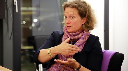 Die Juristin Aletta von Massenbach führt seit Oktober 2021 die Geschäfte am Flughafen Berlin Brandenburg „Willy Brandt“.