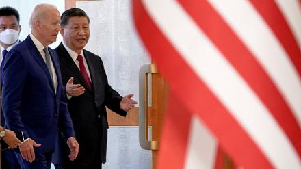 Es knirscht zwischen Washington und Peking: US-Präsident Joe Biden und Chinas Staatschef Xi Jinping trafen sich zuletzt beim G20-Gipfel auf Bali.