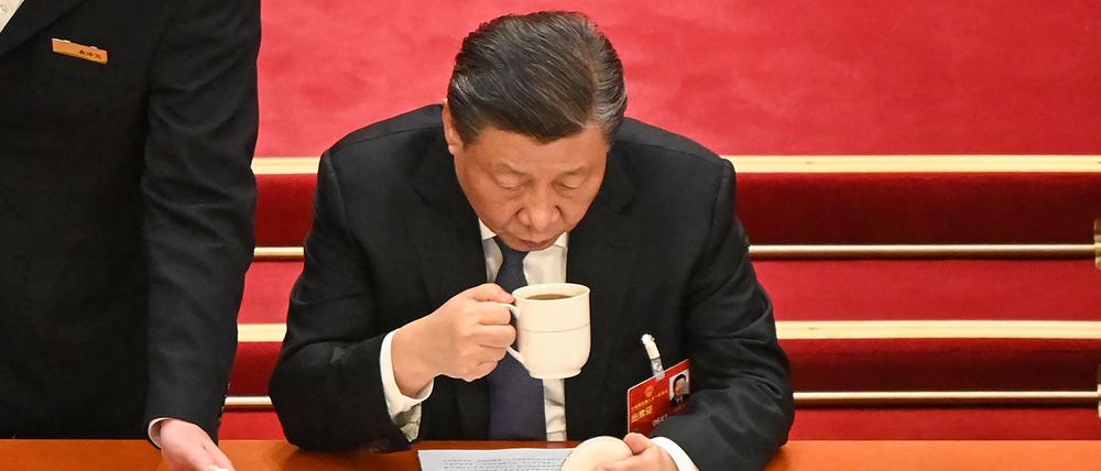Xi Jinping bei der Eröffnungszeremonie.