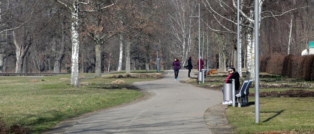 Volkspark Potsdam. Ehemaliges Gelände der Bundesgartenschau 2001.