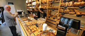 „Zeit für Brot“ in der Brandenburger Straße in Potsdam.