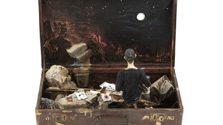 Was nach der Flucht übrigbleibt, passt bei Pawel Althamer in einen Koffer: „Yevgen“ ist entstand in diesem Jahr.