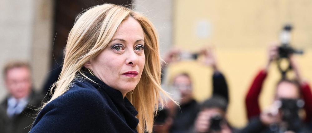 Die italienische Ministerpräsidentin Giorgia Meloni.