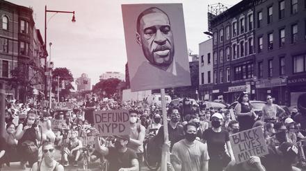 Proteste in New York nach dem gewaltsamen Tod von George Floyd.