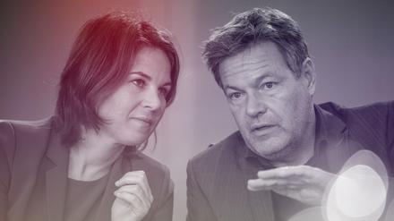 Trauen einander nicht mehr: Annalena Baerbock und Robert Habeck von den Grünen.
