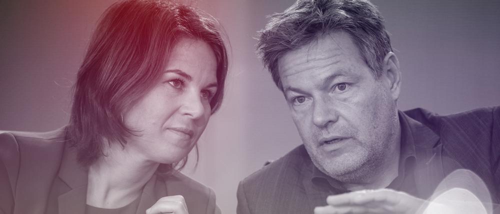 Trauen einander nicht mehr: Annalena Baerbock und Robert Habeck von den Grünen.