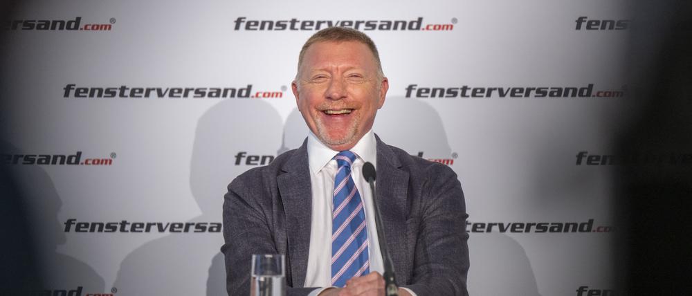 Boris Becker freut sich