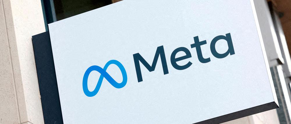 Das Logo des Meta-Konzerns.