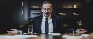 Volker Wissing, Bundesminister für Verkehr und digitale Infrastruktur der Bundesrepublik Deutschland, bei einem Interview.
