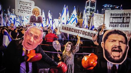 Proteste in Israel am 11. März.