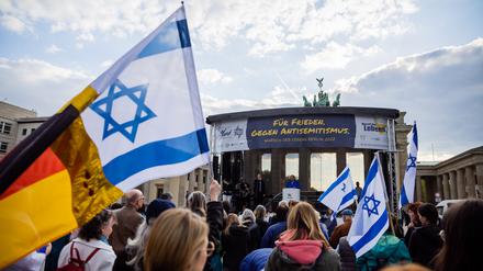 Gegen Antisemitismus: Demonstrationen in Berlin 