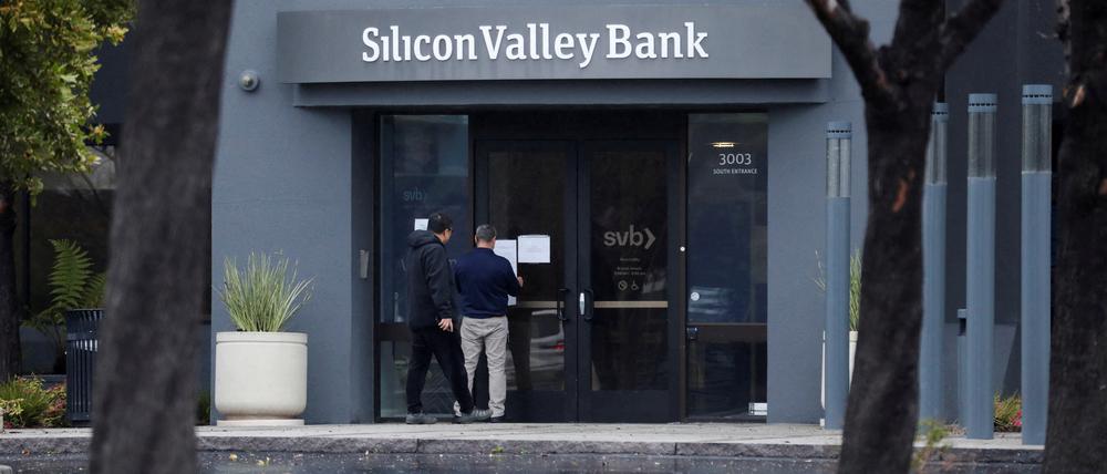 Die Silicon Valley Bank in Kalifornien