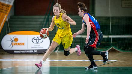 Nina Rosemeyer (l.) und ihre Kolleginnen stehen im Play-off-Viertelfinale.