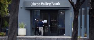 Die Zentrale der Silicon Valley Bank in Santa Clara, Kalifornien.