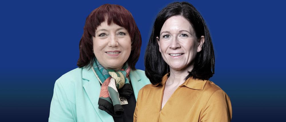 Die aktuelle Bildungssenatorin Astrid Sabine Busse (SPD) und ihre potenzielle Nachfolgerin von der CDU, Katharina Günther-Wünsch.