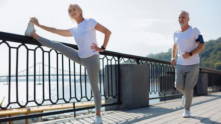 Bewegung tut immer gut. Wer fit bleibt, investiert in die Zukunft.