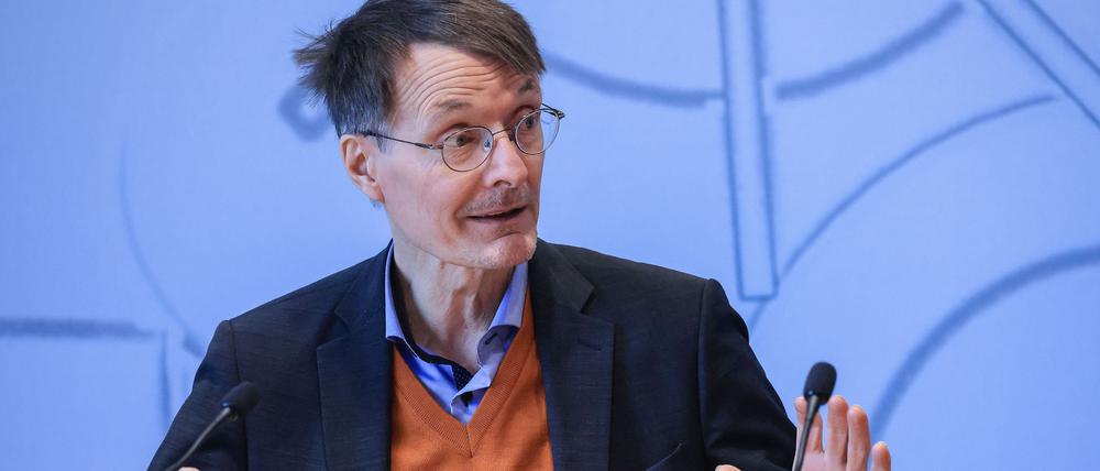 Karl Lauterbach (SPD), Bundesgesundheitsminister