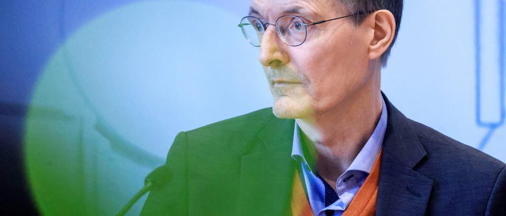 Karl Lauterbach (SPD), Bundesgesundheitsminister, spricht im Landtag in Nordrhein-Westfalen im März 2023.